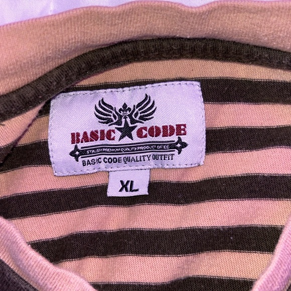 grunge thrifted striped xl tee - Picture 3 of 5